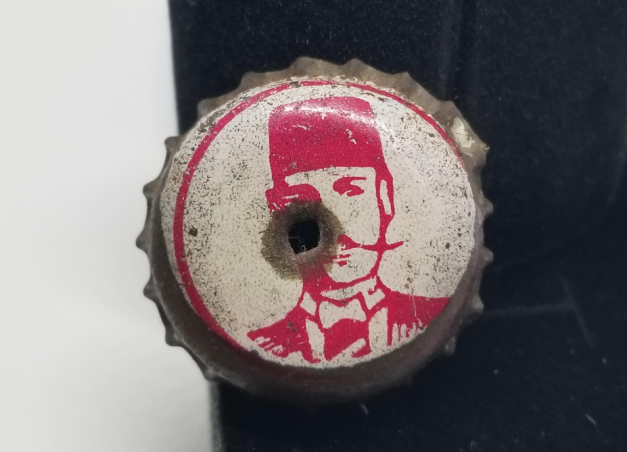 OSMANLI DÖNEMİ ÇOK NADİR GAZOZ KAPAĞI - İLK KEZ GÖRÜLÜYOR