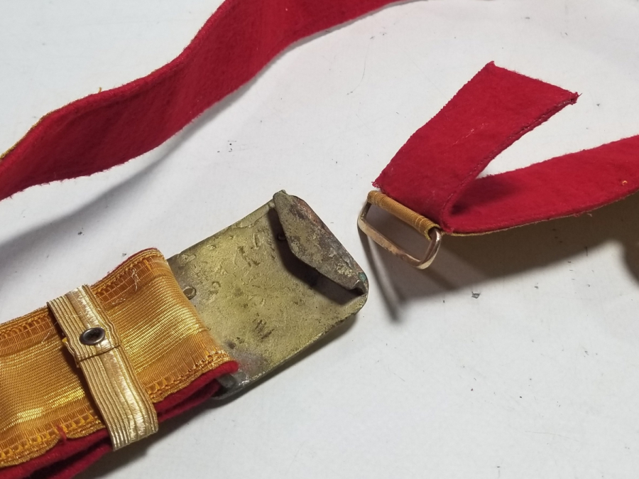 CUMHURİYET BAŞLARI SIRMALI ANTİKA SUBAY KEMERİ