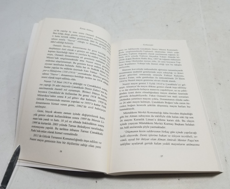 YAZAR KEREM ATILMAZ TARAFINDAN YAZILMIŞ KORKUSUZLAR İSİMLİ KİTAP