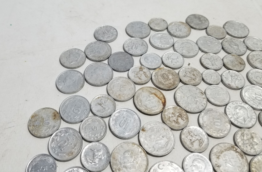 ANTİKA METAL PARA LOTU