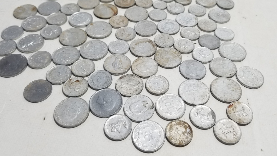 ANTİKA METAL PARA LOTU