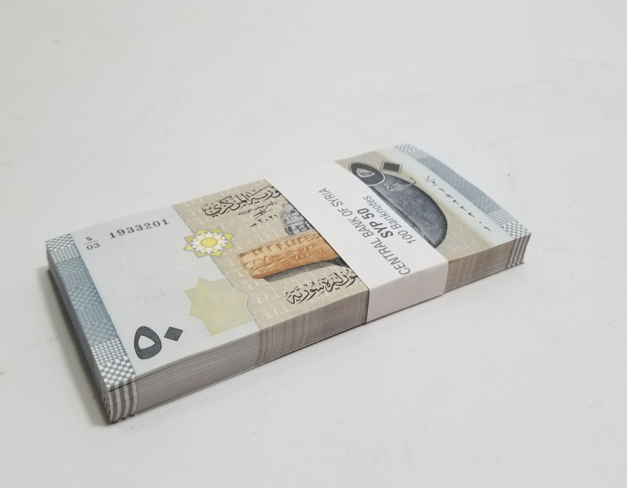 ÇİL KONDİSYONDA KULLANILMAMIŞ DESTE SURİYE PARASI