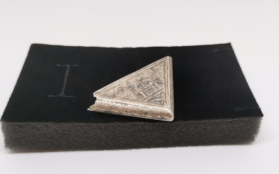 ÜZERİ AY YILDIZLI OSMANLI DÖNEMİ VAN İŞİ GÜMÜŞ CEVŞEN - HAMAYIL