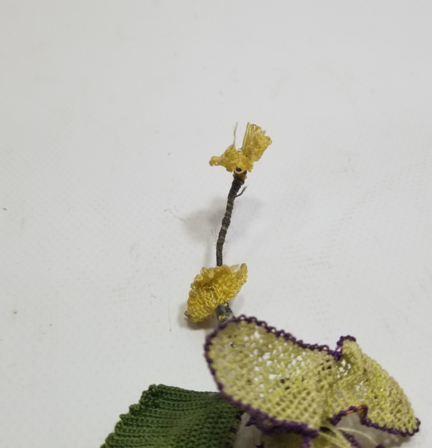 OSMANLI DÖNEMİ İĞNE OYALI KOZAK YÖRESİ NADİR GELİN ÇİÇEĞİ