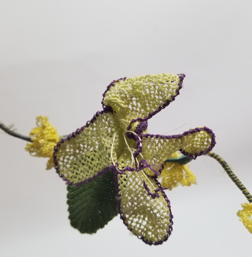 OSMANLI DÖNEMİ İĞNE OYALI KOZAK YÖRESİ NADİR GELİN ÇİÇEĞİ