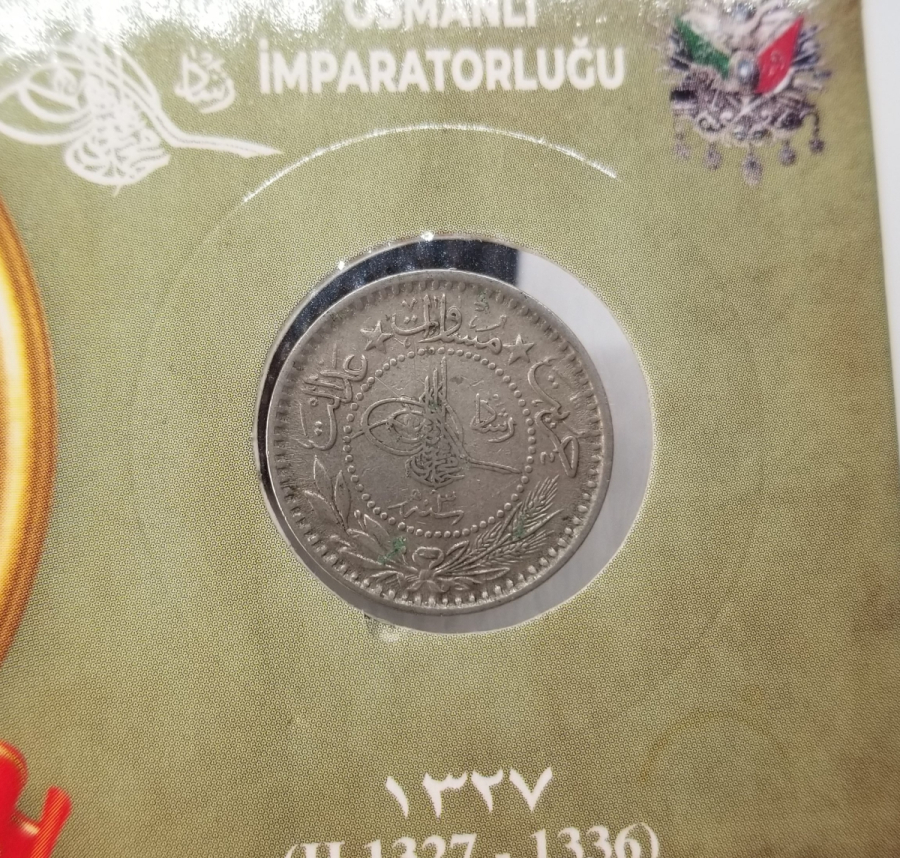 MEHMET REŞAT HAN DÖNEMİ KOLEKSİYONLUK NİKEL 10 PARA
