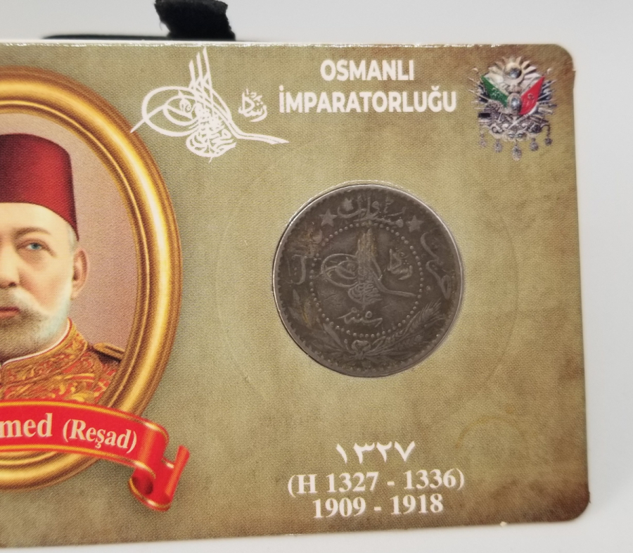 MEHMET REŞAT HAN DÖNEMİ KOLEKSİYONLUK NİKEL 20 PARA