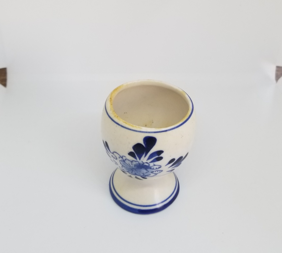 EL BOYAMA İŞÇİLİKLİ ANTİKA PORSELEN YUMURTALIK