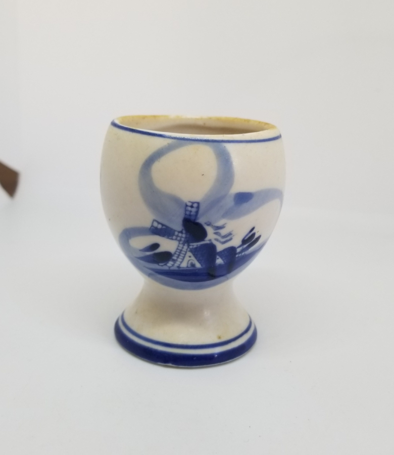 EL BOYAMA İŞÇİLİKLİ ANTİKA PORSELEN YUMURTALIK