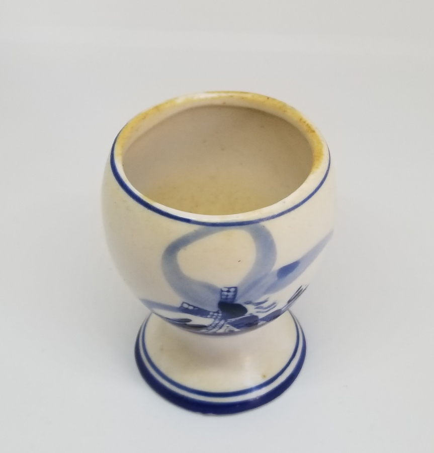 EL BOYAMA İŞÇİLİKLİ ANTİKA PORSELEN YUMURTALIK