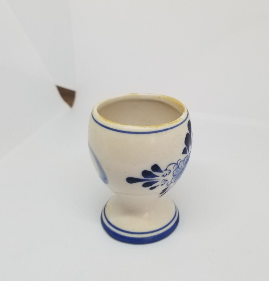 EL BOYAMA İŞÇİLİKLİ ANTİKA PORSELEN YUMURTALIK