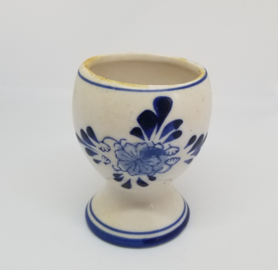 EL BOYAMA İŞÇİLİKLİ ANTİKA PORSELEN YUMURTALIK