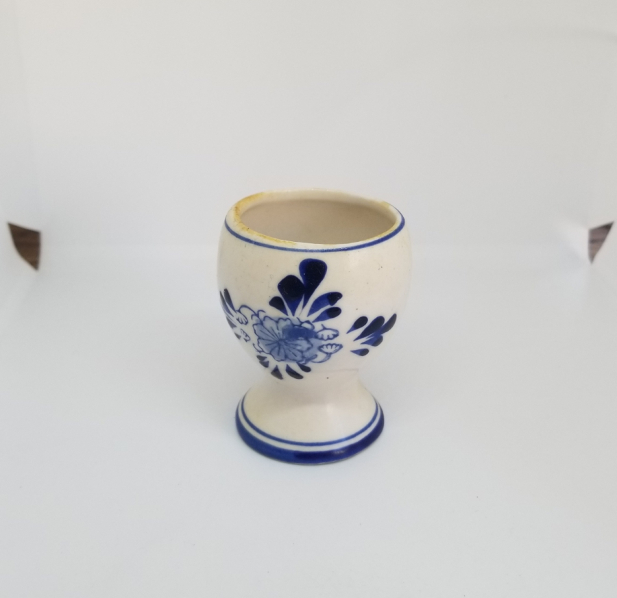 EL BOYAMA İŞÇİLİKLİ ANTİKA PORSELEN YUMURTALIK