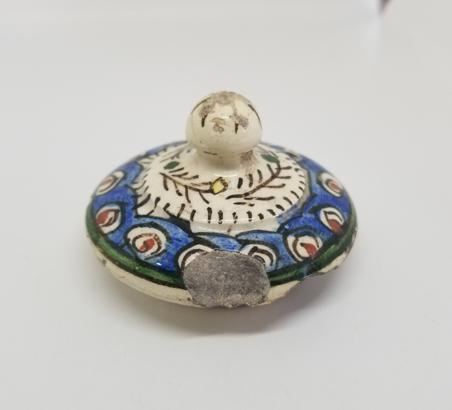 OSMANLI DÖNEMİ EL BOYAMA KÜTAHYA PORSELEN KAPAK