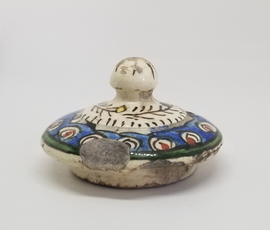 OSMANLI DÖNEMİ EL BOYAMA KÜTAHYA PORSELEN KAPAK