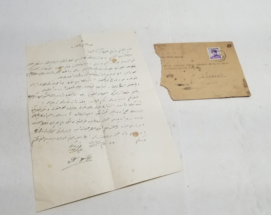 1947 TARİHLİ KASTAMONU MİLLETVEKİLİNE YAZILMIŞ OSMANLICA MEKTUP