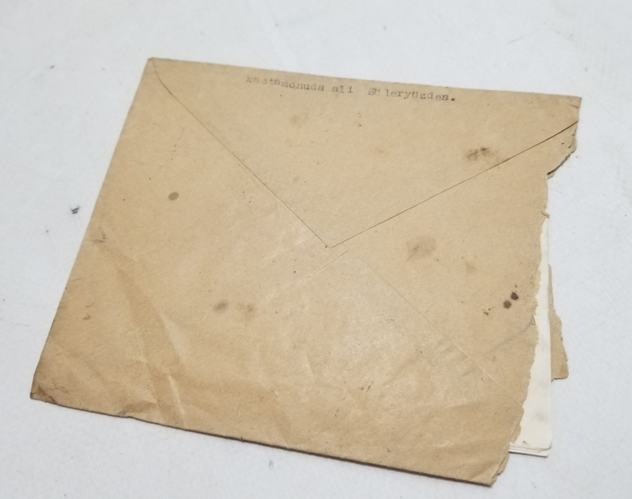 1947 TARİHLİ KASTAMONU MİLLETVEKİLİNE YAZILMIŞ OSMANLICA MEKTUP