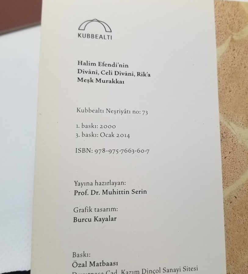 HALİM EFENDİ'NİN EL YAZMA ESERLERİNİ İÇEREN PRESTİJ DERGİ