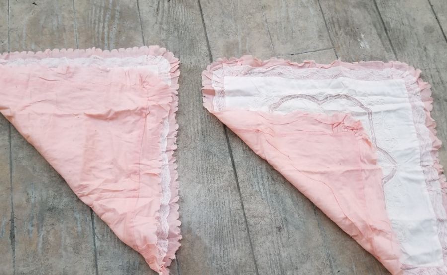 DELİK İŞİ ANTİKA ÇİFT YASTIK KILIFI