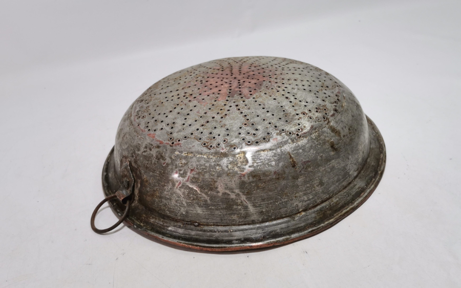 OSMANLI DÖNEMİ EL YAPIMI BAKIR KEVGİR