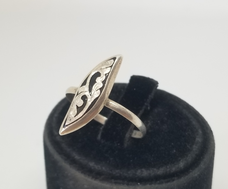 OSMANLI DÖNEMİ EL YAPIMI OLTU TAŞLI ÖZEL YAPIM GÜMÜŞ YÜZÜK