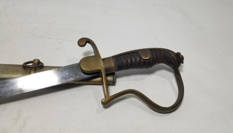 1. DÜNYA SAVAŞI DÖNEMİ BOYNUZ SAPLI VE AY YILDIZLI OSMANLI HAFİF SÜVARİ KILICI