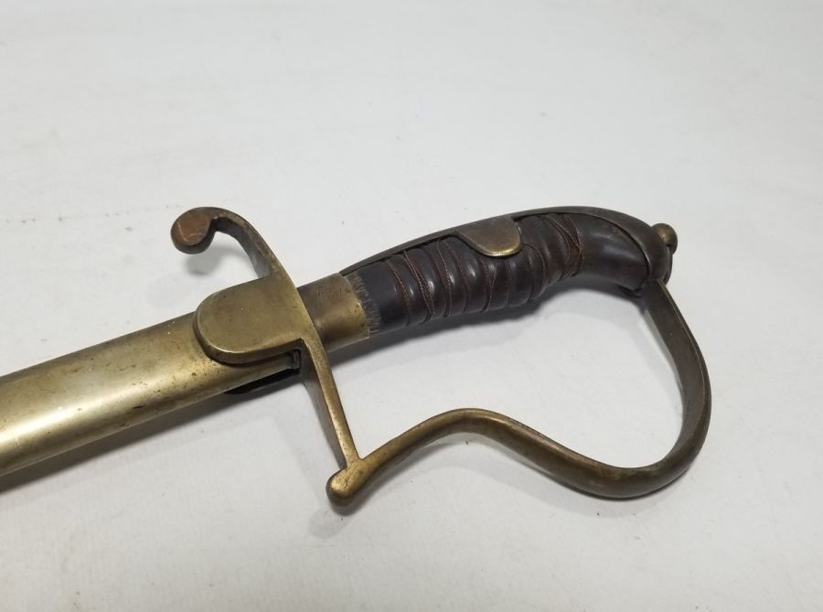 1. DÜNYA SAVAŞI DÖNEMİ BOYNUZ SAPLI VE AY YILDIZLI OSMANLI HAFİF SÜVARİ KILICI