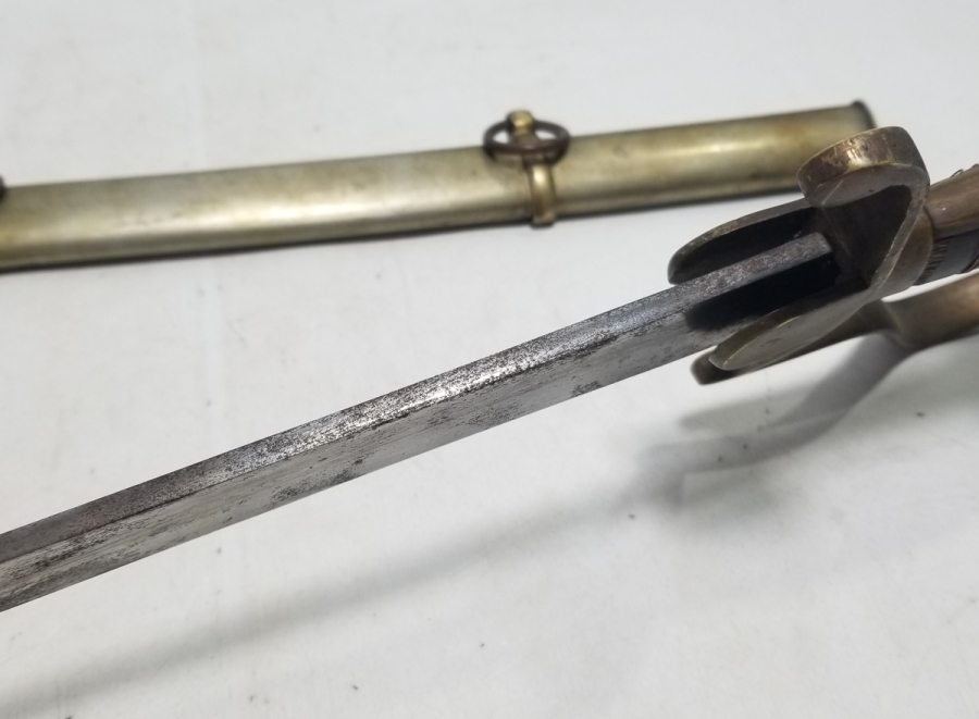 1. DÜNYA SAVAŞI DÖNEMİ BOYNUZ SAPLI VE AY YILDIZLI OSMANLI HAFİF SÜVARİ KILICI