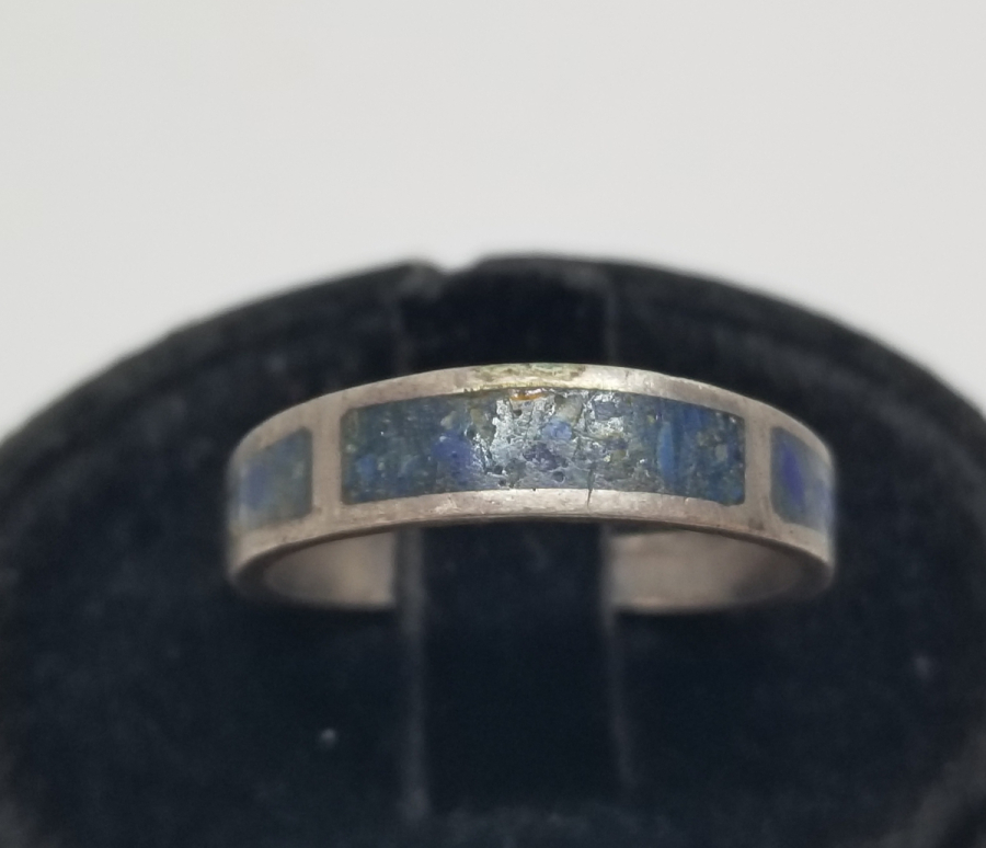 LAPİS TAŞLI ÖZEL YAPIM GÜMÜŞ