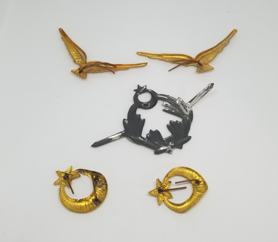 ANTİKA HAVACI SUBAY BRÖVELERİ LOTU