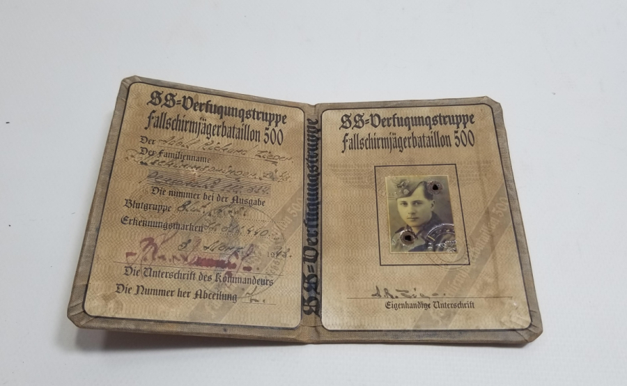 2. DÜNYA SAVAŞI DÖNEMİ ÇOK NADİR NAZİ SUBAY KİMLİĞİ