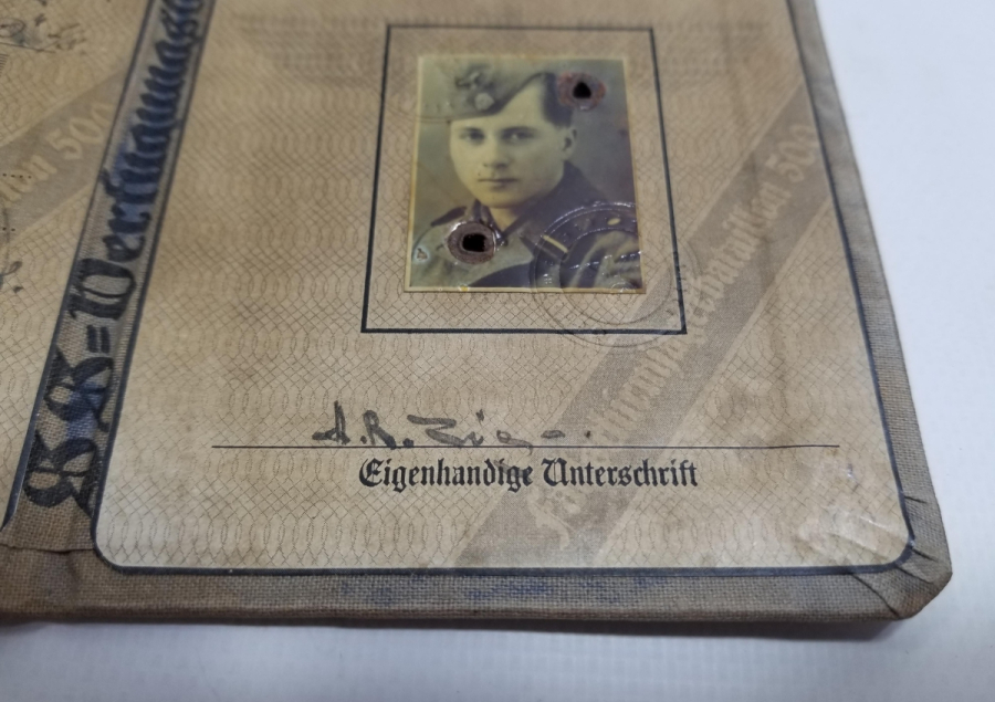 2. DÜNYA SAVAŞI DÖNEMİ ÇOK NADİR NAZİ SUBAY KİMLİĞİ