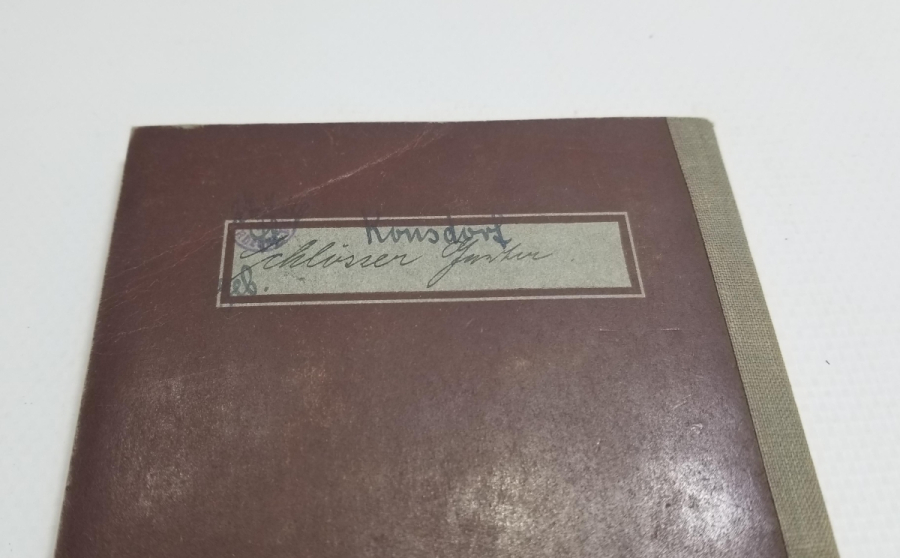 2. DÜNYA SAVAŞI DÖNEMİ NADİR NAZİ ÇALIŞMA KARTI