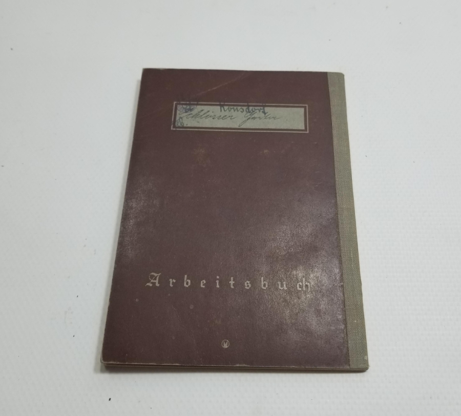 2. DÜNYA SAVAŞI DÖNEMİ NADİR NAZİ ÇALIŞMA KARTI