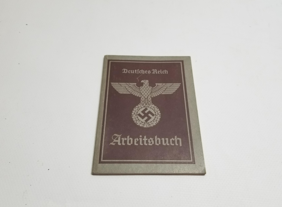 2. DÜNYA SAVAŞI DÖNEMİ NADİR NAZİ ÇALIŞMA KARTI