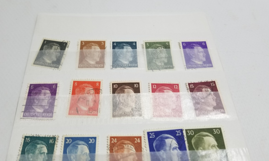 2. DÜNYA SAVAŞI DÖNEMİ HİTLER GÖRSELLİ ANTİKA PUL LOTU