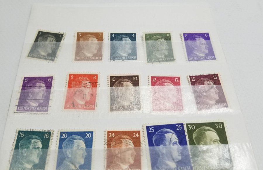 2. DÜNYA SAVAŞI DÖNEMİ HİTLER GÖRSELLİ ANTİKA PUL LOTU