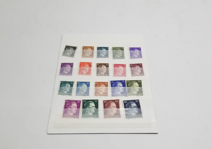 2. DÜNYA SAVAŞI DÖNEMİ HİTLER GÖRSELLİ ANTİKA PUL LOTU