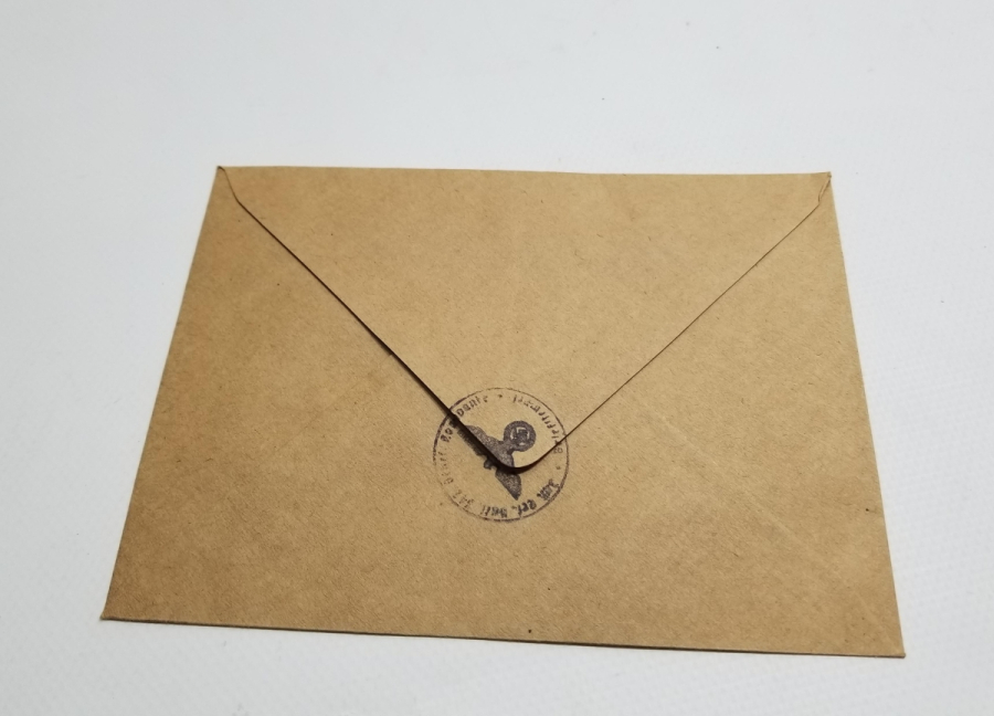 ORİJİNAL PUL VE DAMGALARIYLA 2. DÜNYA SAVAŞI DÖNEMİ MEKTUP ZARFI