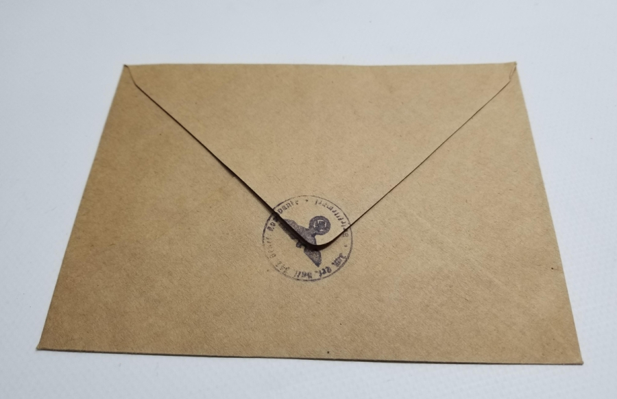 ORİJİNAL PUL VE DAMGALARIYLA 2. DÜNYA SAVAŞI DÖNEMİ MEKTUP ZARFI