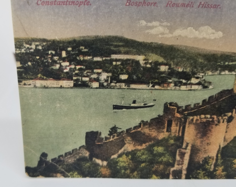 RUMELİ HİSARI GÖRSELLİ OSMANLI DÖNEMİ KARTPOSTAL