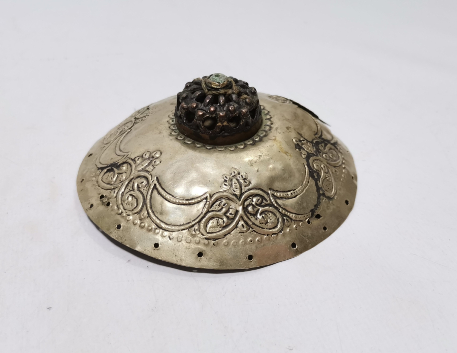 ÜZERİ HİLAL MOTİFLİ OSMANLI DÖNEMİ GELİN TEPELİĞİ