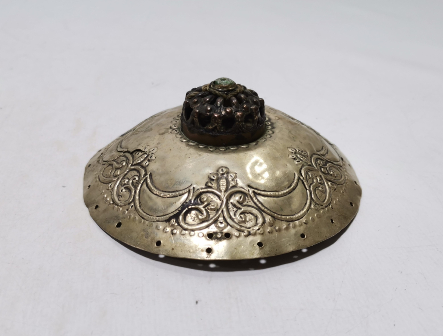 ÜZERİ HİLAL MOTİFLİ OSMANLI DÖNEMİ GELİN TEPELİĞİ