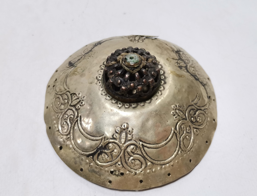 ÜZERİ HİLAL MOTİFLİ OSMANLI DÖNEMİ GELİN TEPELİĞİ