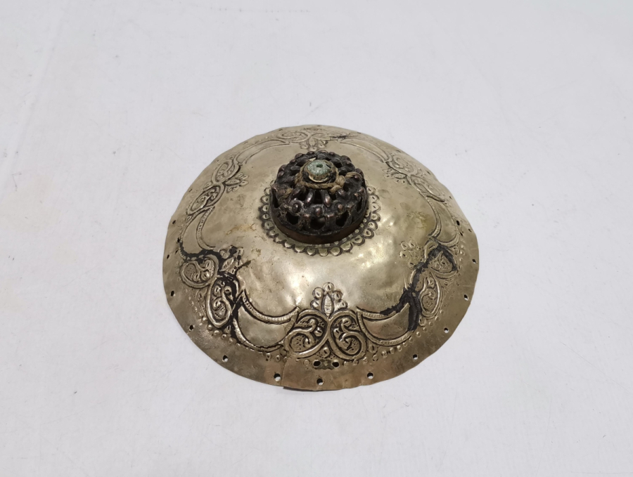 ÜZERİ HİLAL MOTİFLİ OSMANLI DÖNEMİ GELİN TEPELİĞİ