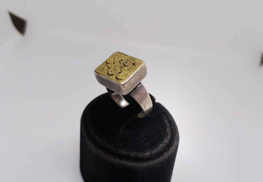 OSMANLI DÖNEMİ GÜMÜŞ MONTÜRLÜ MÜHÜR YÜZÜK