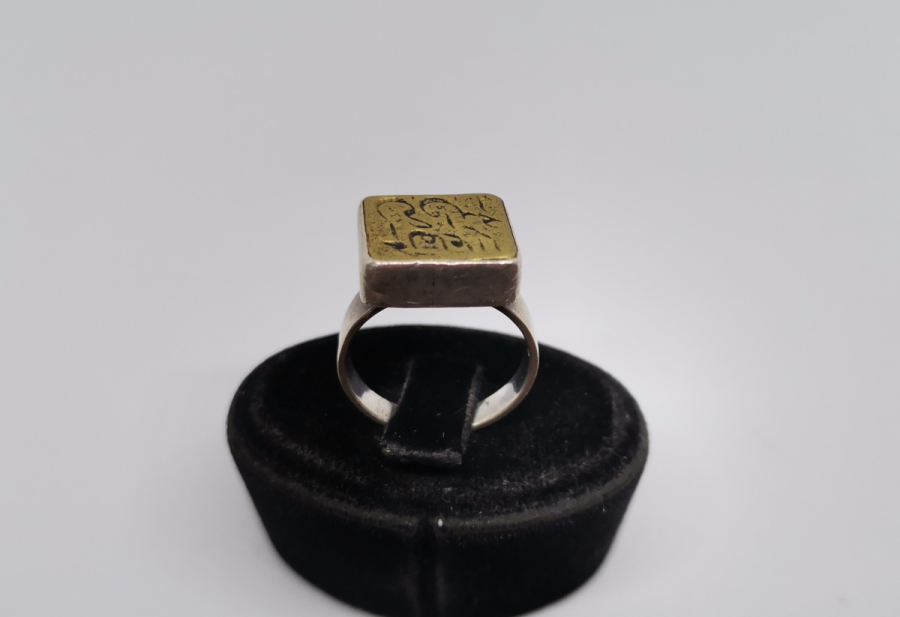 OSMANLI DÖNEMİ GÜMÜŞ MONTÜRLÜ MÜHÜR YÜZÜK