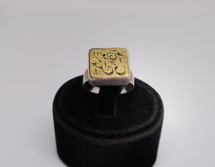 OSMANLI DÖNEMİ GÜMÜŞ MONTÜRLÜ MÜHÜR YÜZÜK