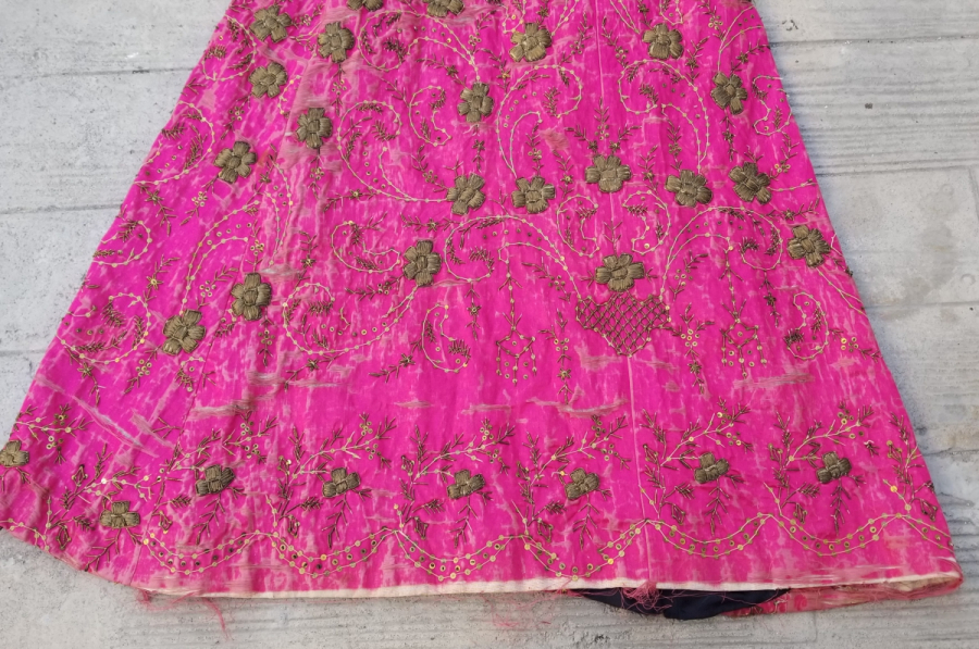 OSMANLI DÖNEMİ SIRMA İŞÇİLİKLİ NADİR KINA ETEĞİ