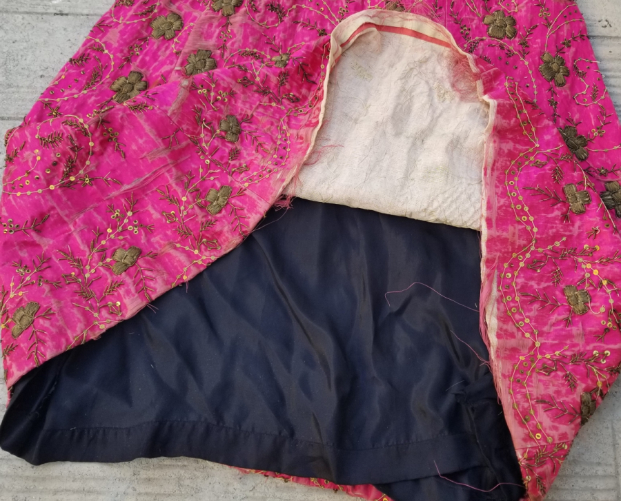 OSMANLI DÖNEMİ SIRMA İŞÇİLİKLİ NADİR KINA ETEĞİ